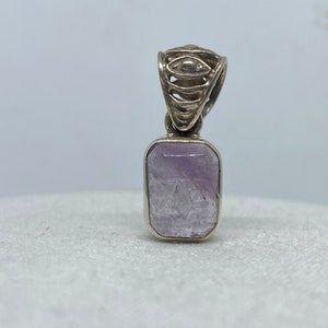 Amethyst Hexagram Pendant, completely hand made in Bali Indonesia [AHP 2]