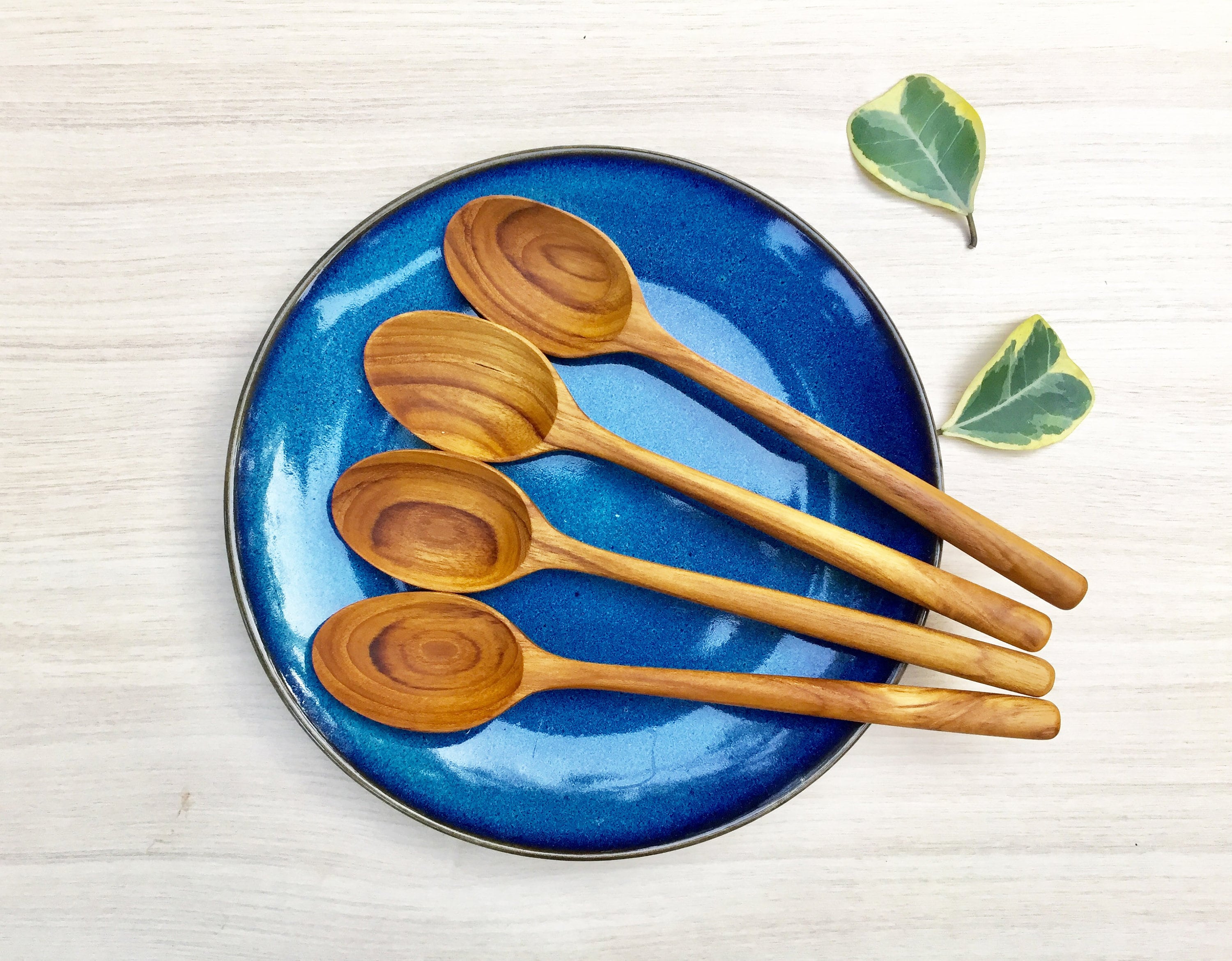 3pcs asian wood Kitchen Tools Honey Spoons Small Wooden Spoons