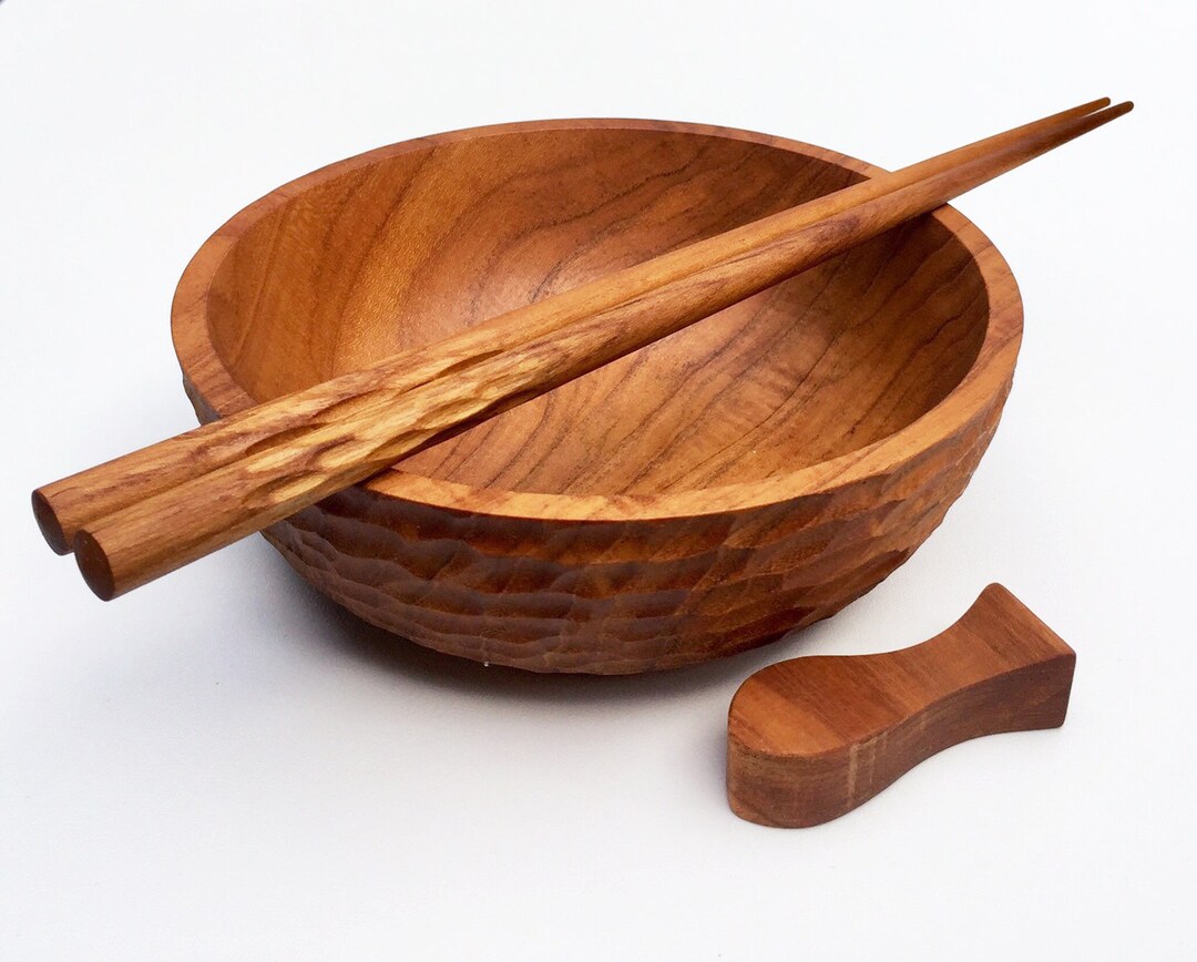 Golden Teak Bowl Set Hand Carved Teak Wood Bowl 5 Inch Etsy