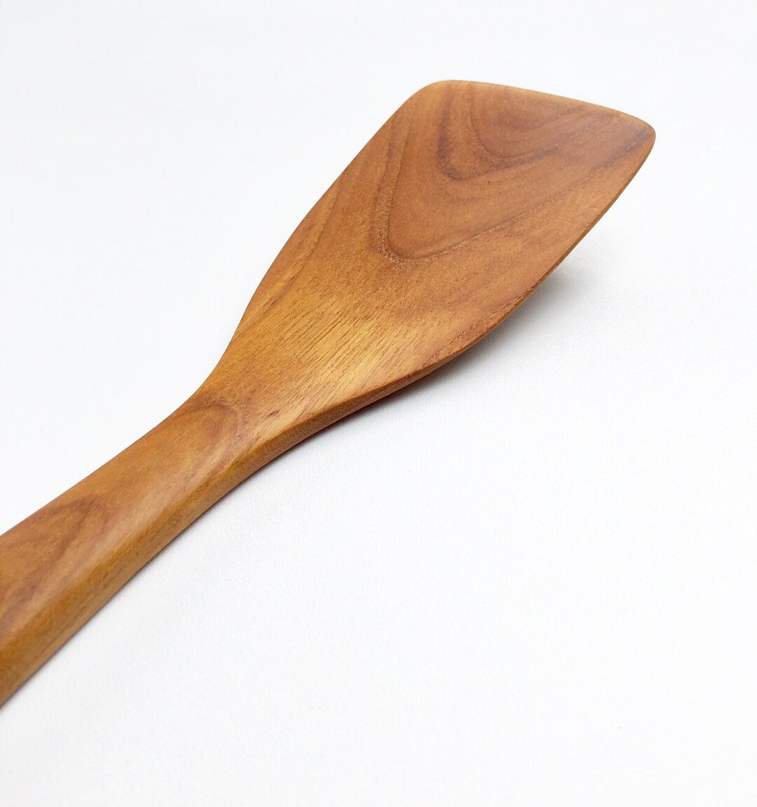 Small Wooden Spatula 11 Inch Teak Wood Spatula Small Wooden Etsy