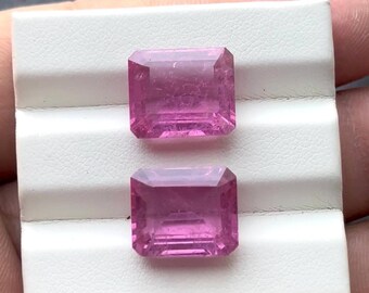 Pink Tourmaline Cut Stone Loose Gemstone Tourmaline Heated Size 10x12mm