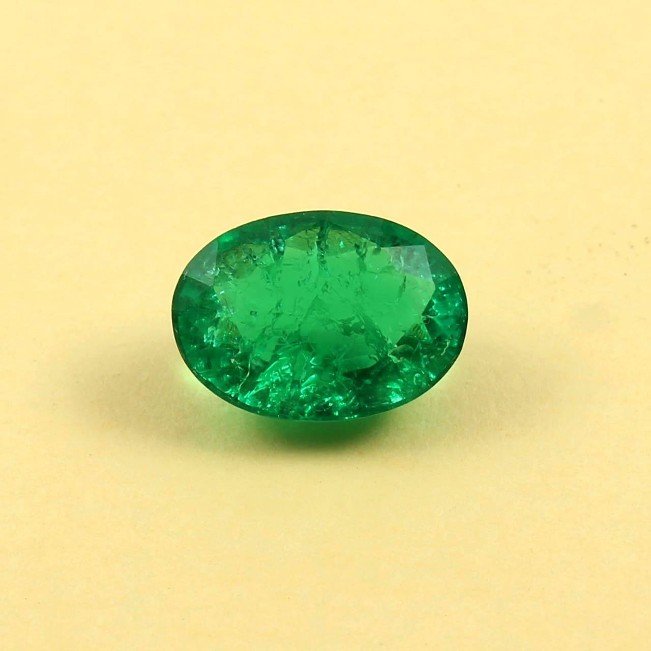 Natural Columbian Emerald Loose Gemstone Natural Emerald Faceted Ring