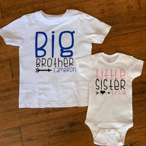 Shirtcombinatie voor broers en zussen