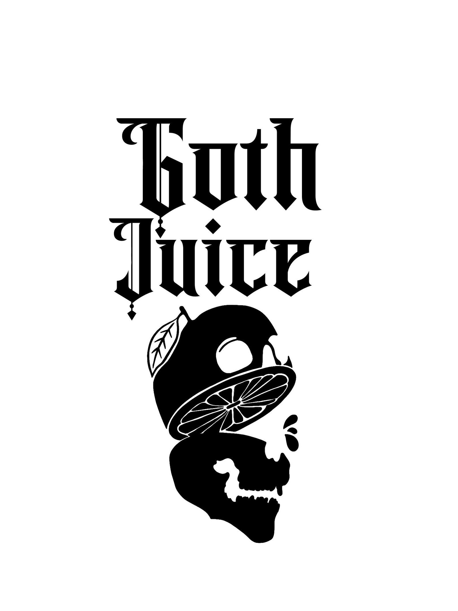 Goth Juice Tumbler Goth Reusable Cup Black on Black Emo Etsy