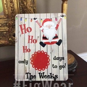 Christmas Countdown Board