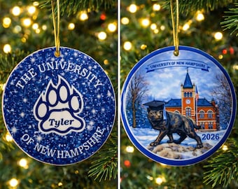 UNH® Ceramic Ornament