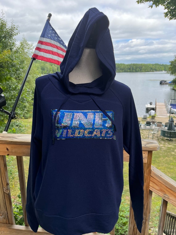 UNH Spangle bling Hoodie Etsy