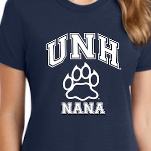 Women's Navy New Hampshire Wildcats Ice Hockey T-Shirt