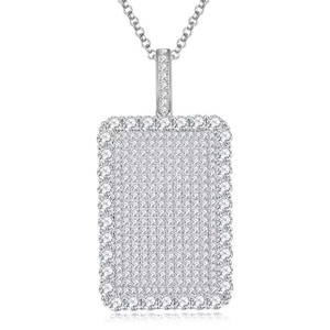 Rapper VVS1 Moissanite Pendant Dog Pendant, Hip Hop Pendant, 925 Sterling Silver Iced Out Diamond Pendant