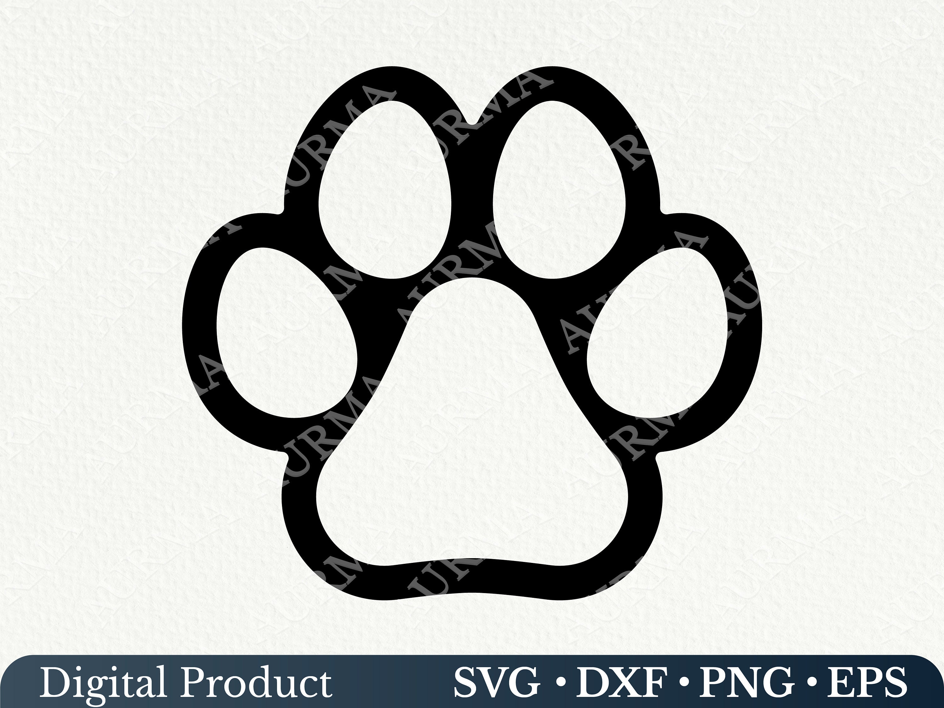 Dog Paw Svg. Dog Paw Print Svg. Outline Paw Print Svg. Paw - Etsy UK