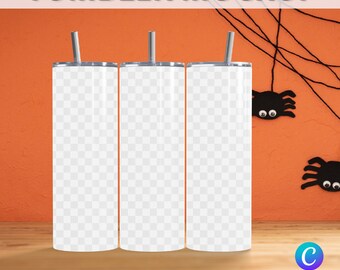 Halloween Tumbler Mockup | Tumbler Mockup Canva | Halloween Background | Tumbler Mockup PNG | Printify Tumbler Mockup | 20 oz