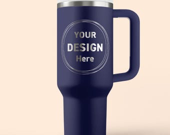 40 oz Engraved Tumbler Video Mockup, 40oz Rotating Tumbler, PSD file for Adobe Photoshop