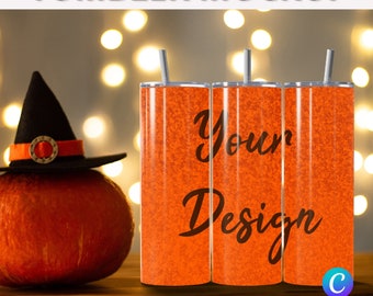 Halloween Tumbler Mockup | Tumbler Mockup Canva | Halloween Background | Tumbler Mockup PNG | Printify Tumbler Mockup | 20 oz