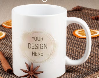 Tasse Mockup PSD | Tasse Mockup 11oz | Tasse Mock Up | Weiße Tasse |  | Tasse Mockup Photoshop | Tasse Mockup PSD | Keramikbecher Mockup