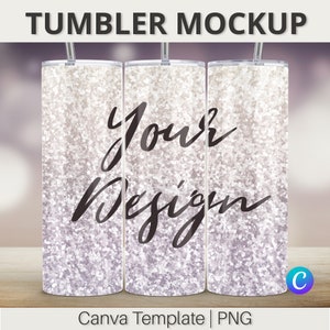 Tumbler Mockup | Tumbler Mockup Canva | Tumbler Mockup PNG | Printify Tumbler Mockup | 20 oz Tumbler Mockup