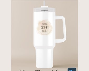 40oz Tumbler Mockup Video | Tumbler for Sublimation Mockup | Tumbler with engraving Mockup | Tumbler Rotating Mockup | Spinning Tumbler