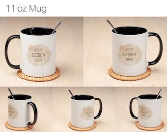 Tasse Mockup PSD | Tasse Mockup 11oz | Tasse Mock Up | Zweifarbige Tasse |  | Tasse Mockup Photoshop | Tasse Mockup PSD | Keramikbecher Mockup
