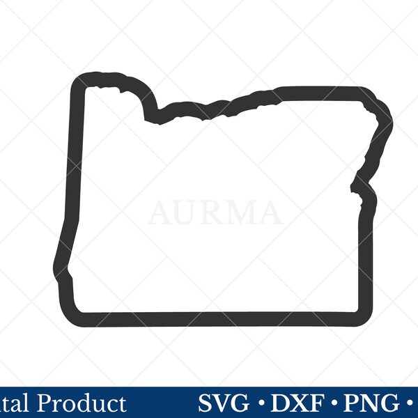 Oregon Outline - Etsy