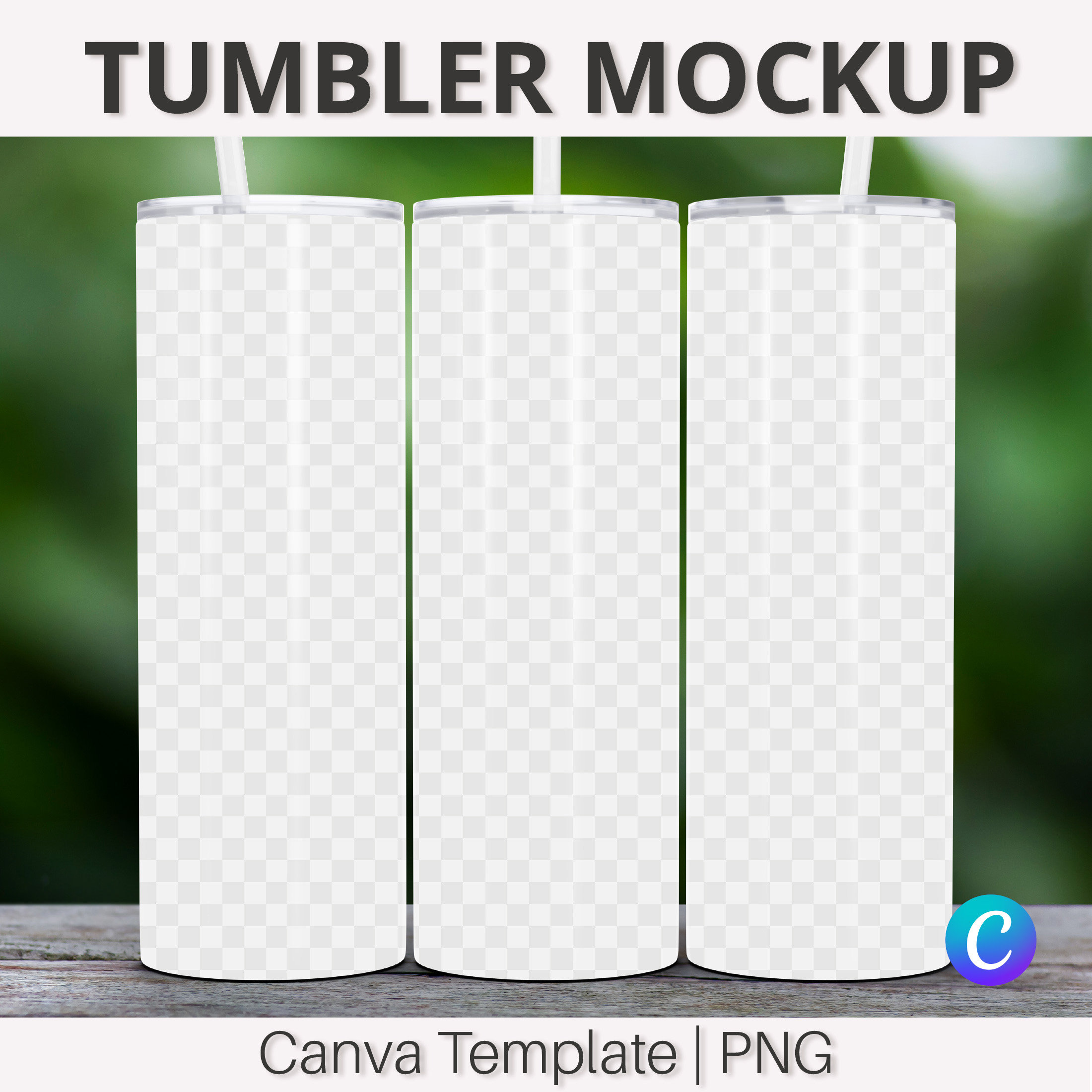 Tumbler Mockup | Tumbler Mockup Canva | Tumbler Mockup PNG | Printify Tumbler Mockup | 20 oz Tumbler Mockup | Nature Background