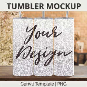 Tumbler Mockup | Tumbler Mockup Canva | Tumbler Mockup PNG | Printify Tumbler Mockup | 20 oz Tumbler Mockup