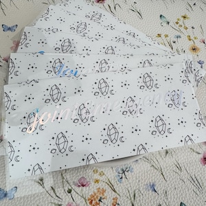 Enveloppe A6 en papier cartonné cristal | Outil budgétaire