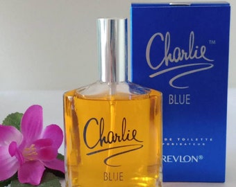 Charlie blue perfume, vintage Eau de toilette for women, spray perfume