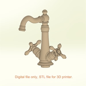 Basin mixer_2 - DaRinda Collection [Miniature dollhouse STL]