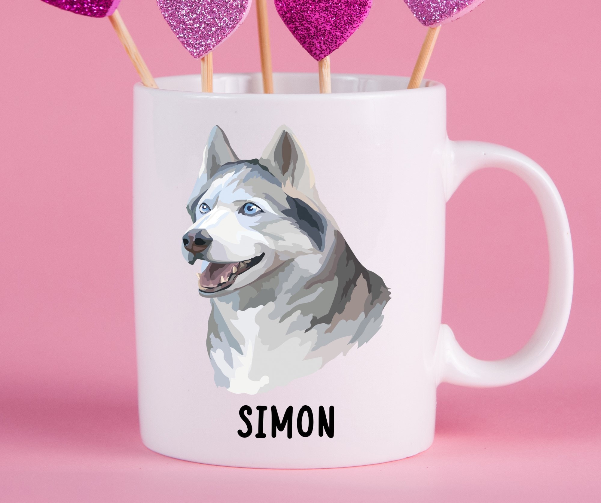 Personalized Husky Mug, Husky Gift Ideas, Husky Cup, Gifts for Husky
