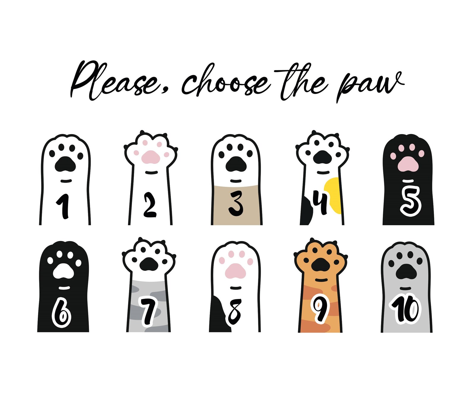 Personalized Cat Paw Mug Gifts for Cat Lovers Cat Paw Mug Etsy