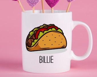 Personalisierte Taco Tasse, Taco Geschenkideen, Taco Cup, Geschenke für Taco Liebhaber, Taco Geschenkideen CG391