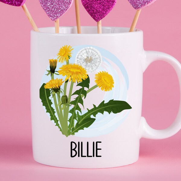 Dandelion Mug Etsy