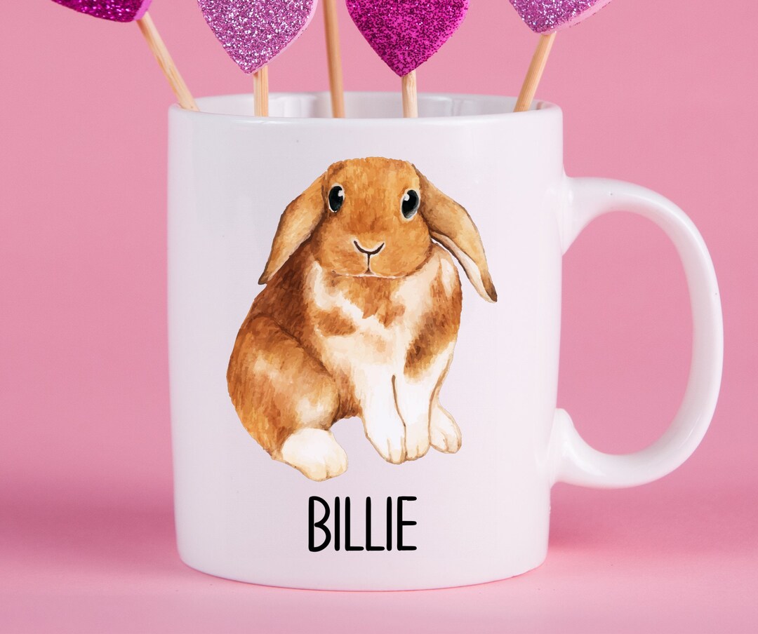 Personalized Rabbit Mug, Rabbit Gift Ideas, Rabbit Cup, Gifts for Rabbit Lovers, Rabbit Present