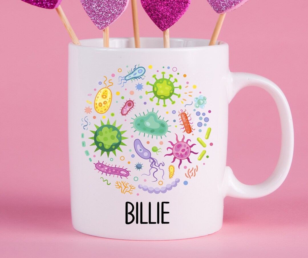 Personalized Microbiology Mug, Microbiology Gift Ideas, Microbiology