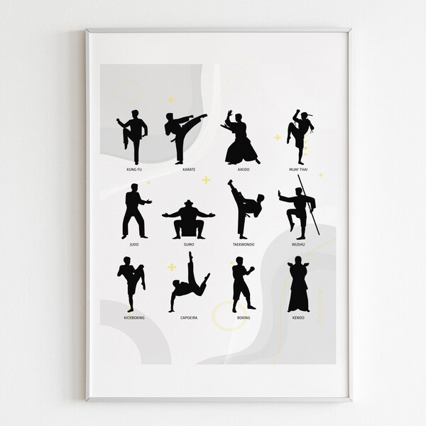 Martial Arts Decor Etsy