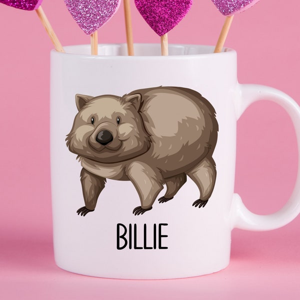Personalized Wombat Mug, Wombat Gift Ideas, Wombat Cup, Gifts for Wombat Lovers, Wombat Present Ideas CG713