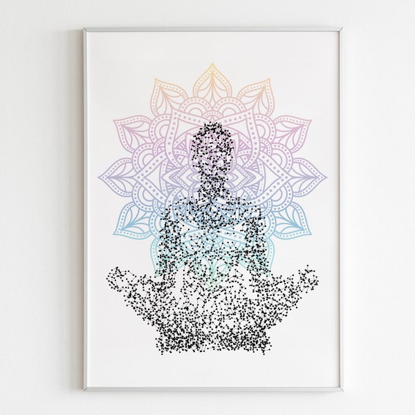 Meditation Poster - Etsy