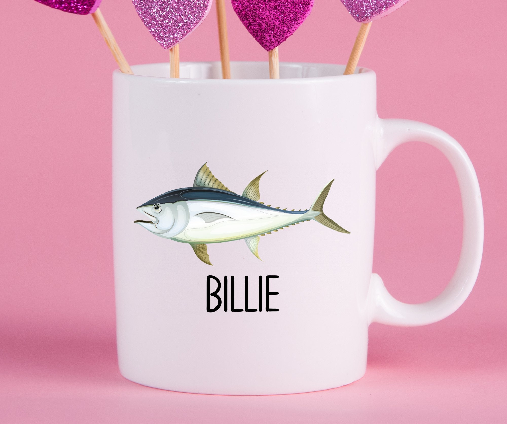 Personalized Tuna Mug, Tuna Gift Ideas, Tuna Cup, Gifts for Tuna Lovers