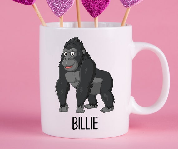 Personalized Gorilla Mug, Gorilla Gift, Gorilla Cup, Gorilla Christmas  Gifts N611