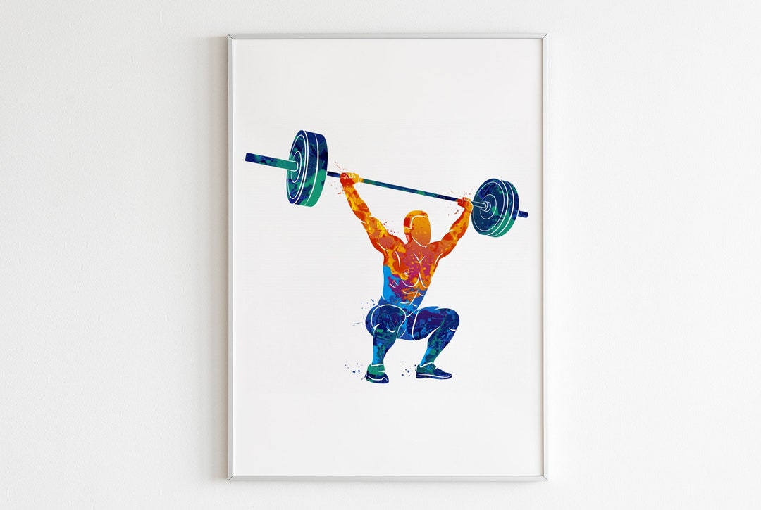 Powerlifting Poster, Powerlifting Gift Ideas, Powerlifting Present