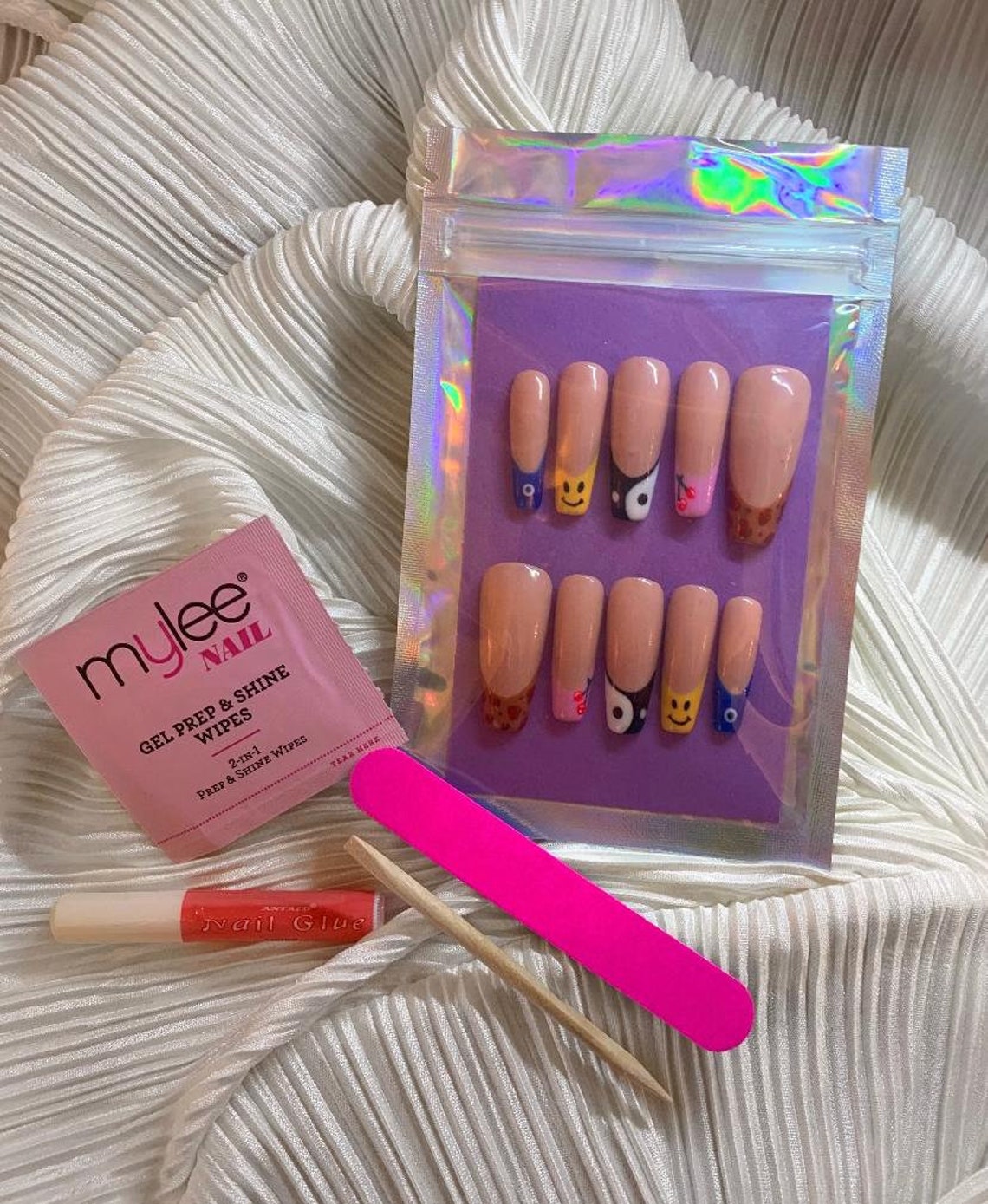 Mix Match Tips Press On Nails Etsy