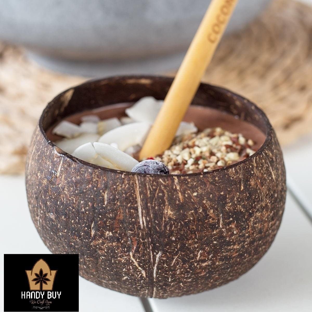 Coconut shell smoothie cups Etsy