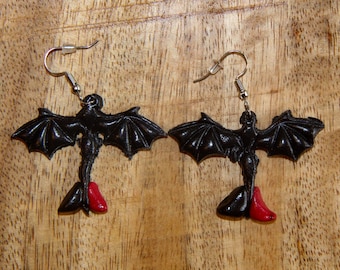 Toothless earrings