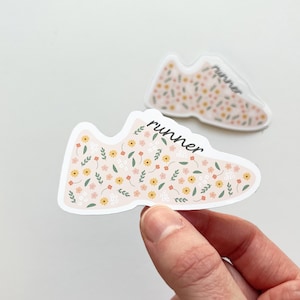 Runner Shoe Sticker, Runner Stickers, Gifts For Runners, Cross Country Runner, Running Sticker, Run Sticker, Runner