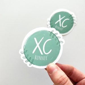 Cross Country Sticker, XC Stickers, Runner Stickers, Run Stickers, Runner Gift, XC Runner, Cross Country Running, Gifts For Her