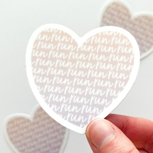 Run Sticker Running Sticker Track Stickers XC Stickers - Etsy