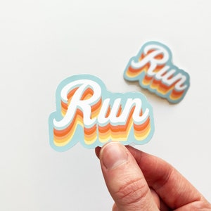 Run Sticker, Running Sticker, Track Stickers, XC Stickers, Cross Country Runner, Runner Gifts, Gift For Runners, Gifts For friends