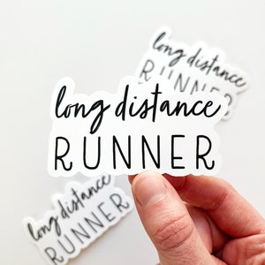 Long Distance Runner Sticker, Runner Sticker, Distance Runner, Cross Country Runner, Run Sticker, Marathon Sticker, Ultra Stickers