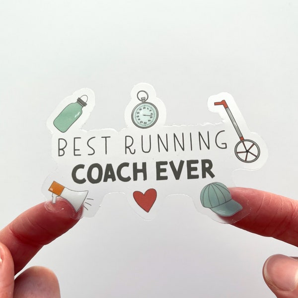 Running Coach Sticker, Running Coach Gift, XC Coach Gift, Track Coach Gift, Cross Country Gifts, Coach Gifts, Runner Coach, Xc Coach