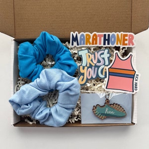 Marathon Gift Box, Half Marathon Gift Box, Marathon Gifts, Marathon Runner, Ultramarathon gift, Good Luck Runner, Birthday Runner, Gift Box