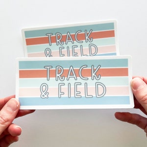 Track and Field Bumper Sticker, Track and Field, Bumper Stickers, Track Bumper Sticker, Runner Stickers, Runner Bumper Sticker, Runner Gift